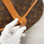 Louis Vuitton Shoulder Bag Monogram Saumur 35 Brown — view 8