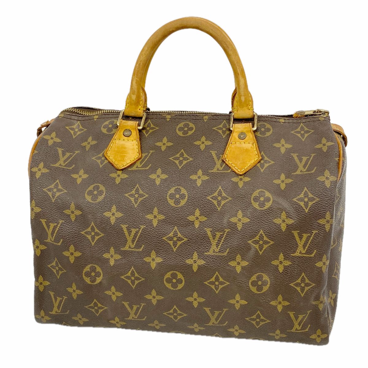 Louis Vuitton Handbag Monogram Speedy 30 Brown
