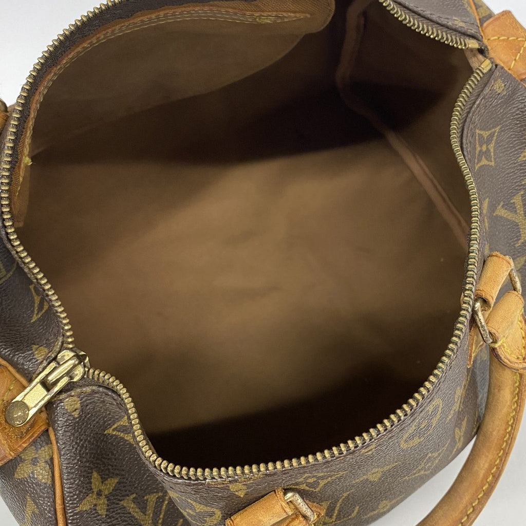Louis Vuitton Handbag Monogram Speedy 30 Brown — view 4