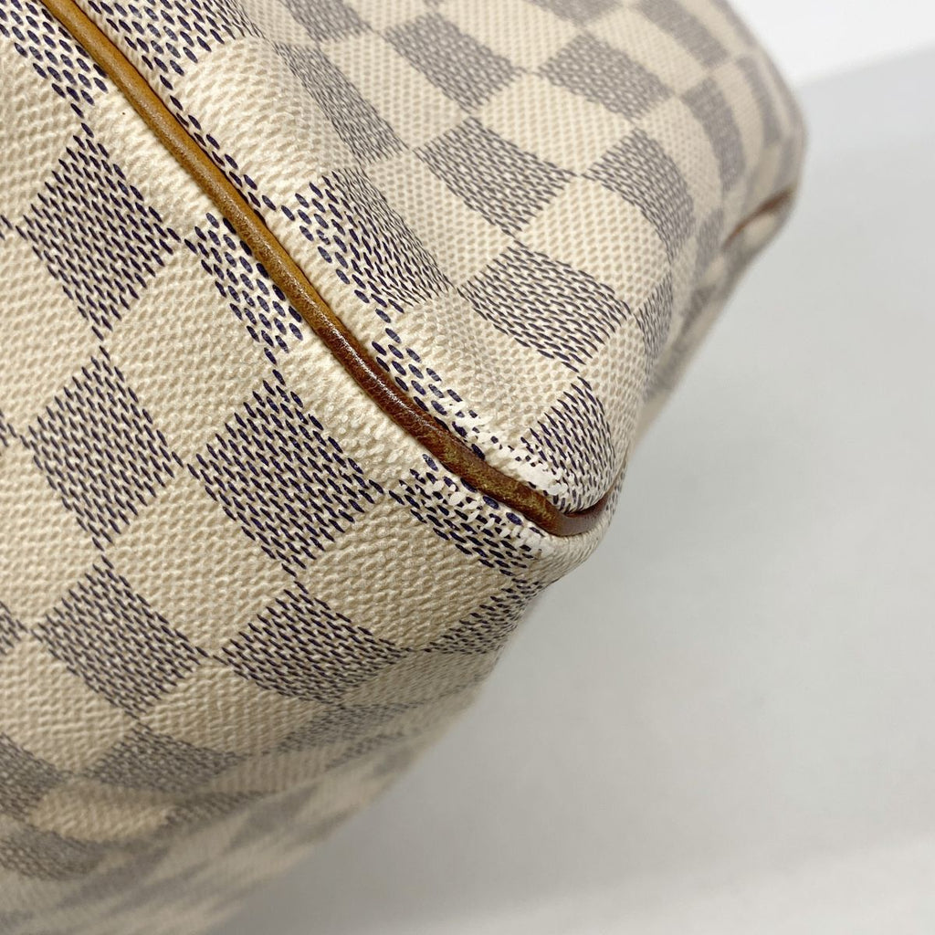 Louis Vuitton Handbag Damier Azur Speedy 35 White — view 6