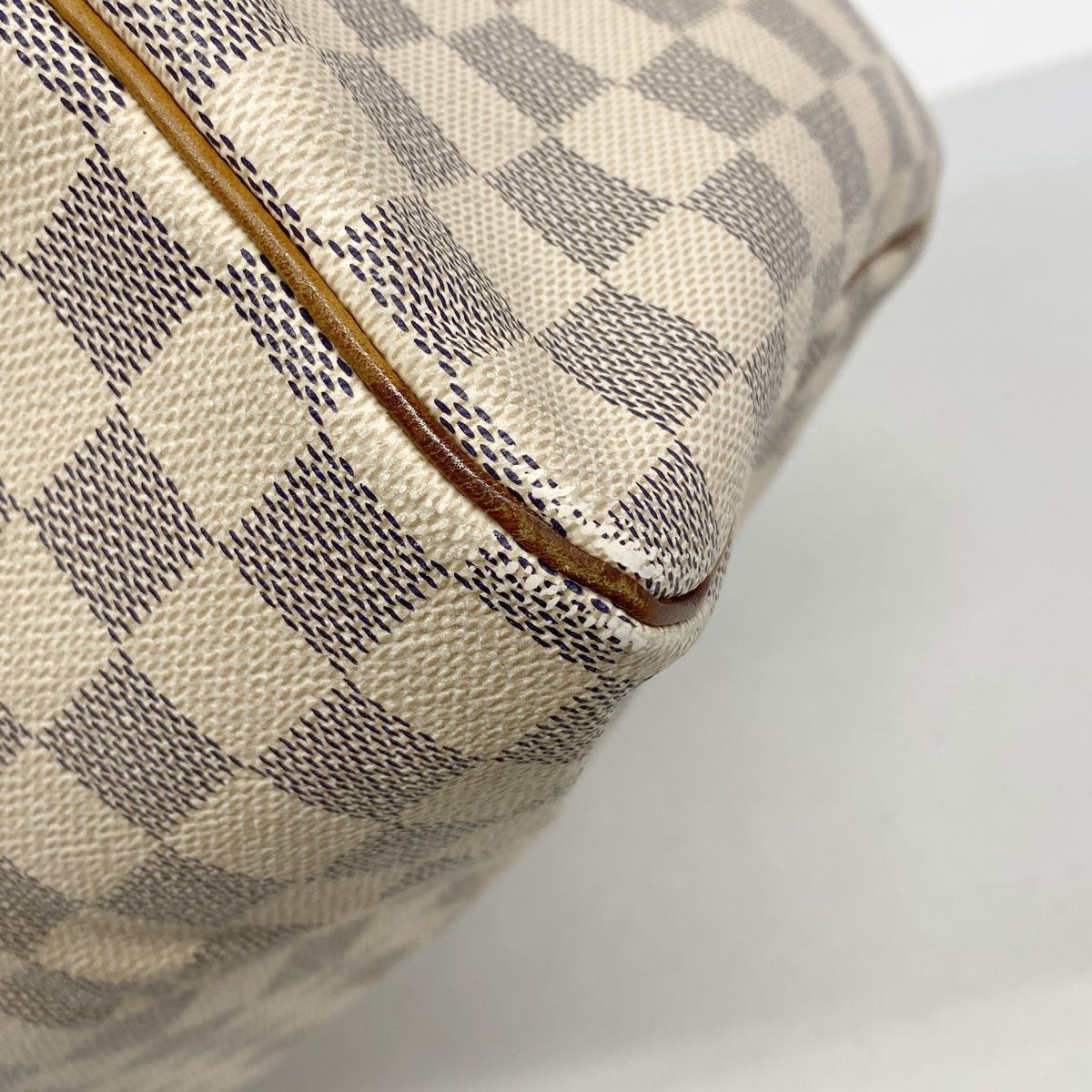 Louis Vuitton Handbag Damier Azur Speedy 35 White — view 6
