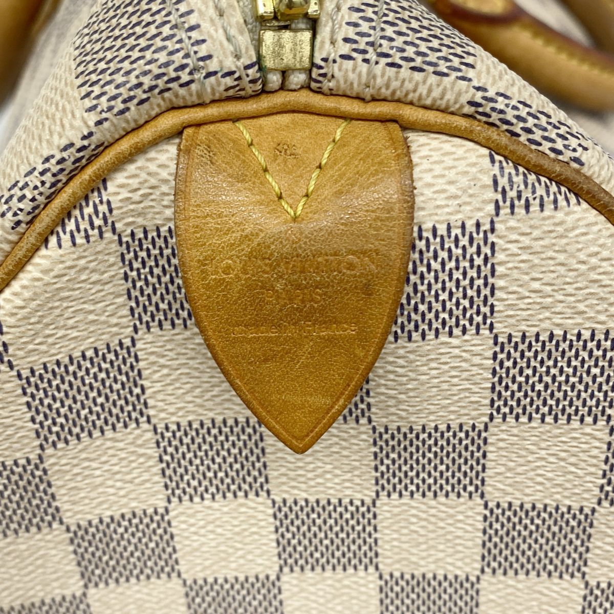 Louis Vuitton Handbag Damier Azur Speedy 35 White — view 5