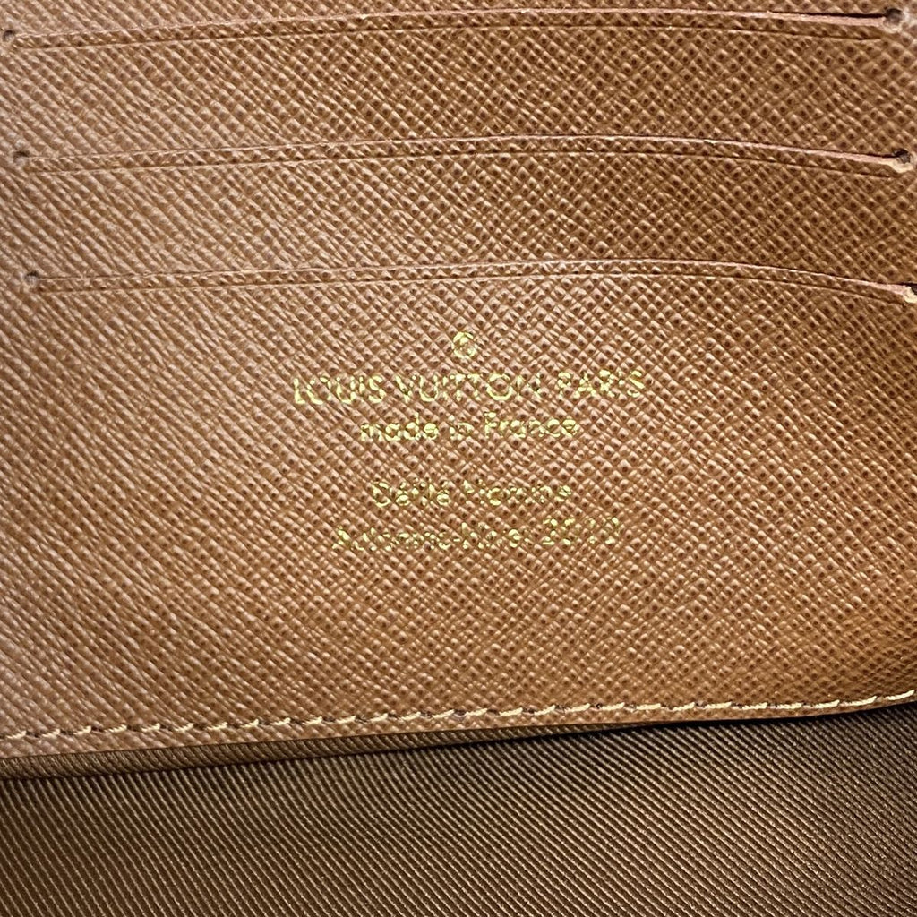 Louis Vuitton Clutch Monogram Soft Trunk Poche Brown — view 5