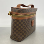 Celine Vanity Bag Macadam Brown Gold — view 2