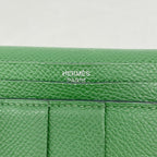 Hermes Wallet Bearn Soufflet Veau Epsom Bamboo Silver — view 4