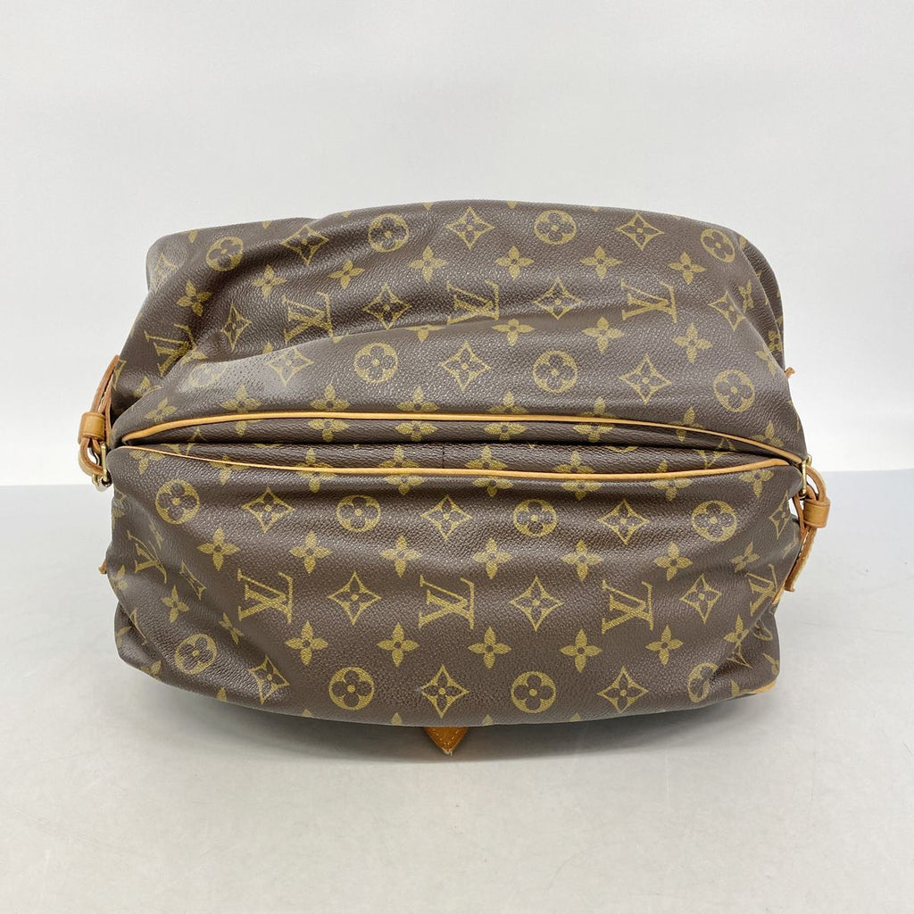 Louis Vuitton Shoulder Bag Monogram Saumur 35 Brown — view 3