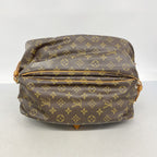 Louis Vuitton Shoulder Bag Monogram Saumur 35 Brown — view 3