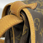 Louis Vuitton Shoulder Bag Monogram Saumur 35 Brown — view 7