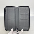 Louis Vuitton Wallet Monogram Taurillon Zippy Vertical Noir — view 3