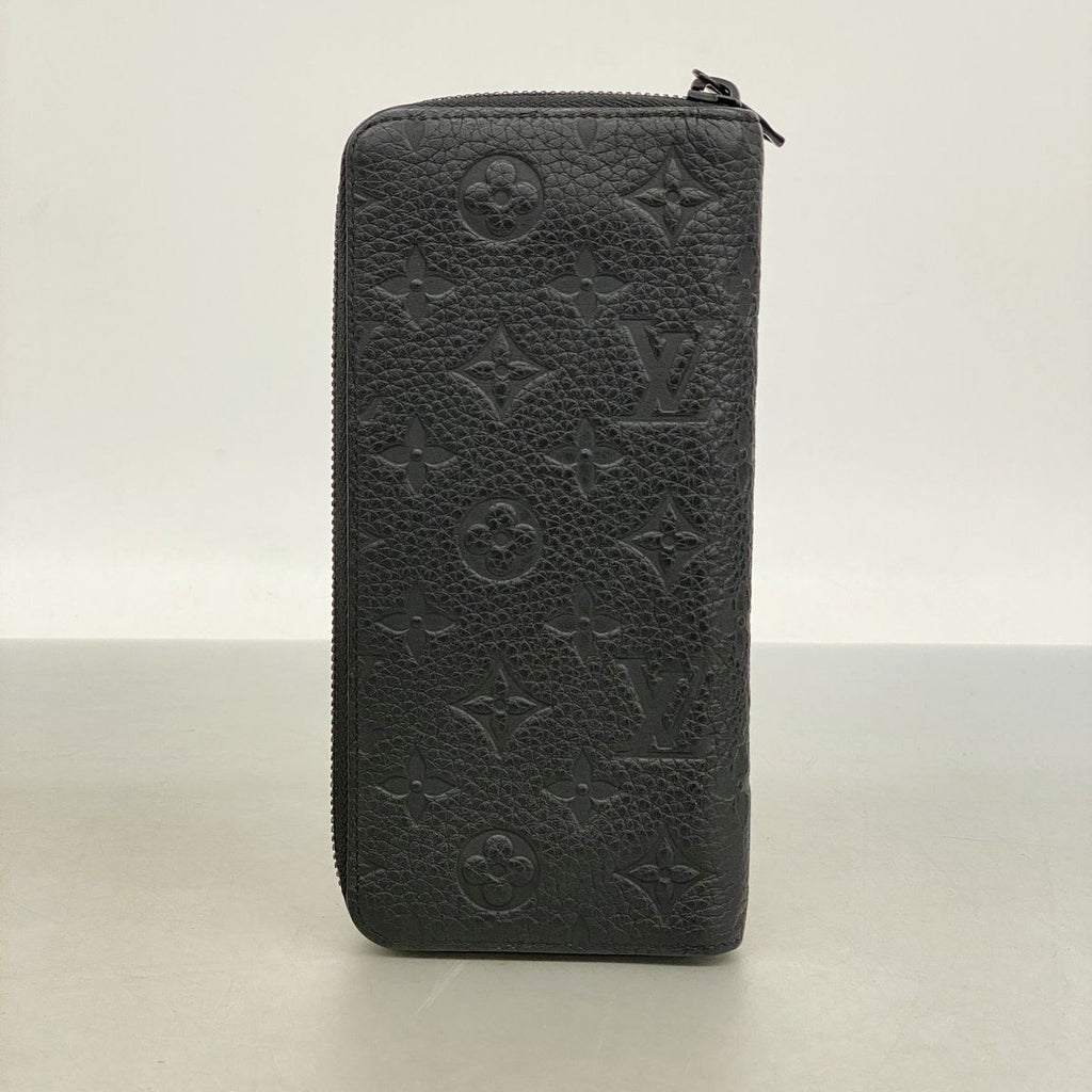 Louis Vuitton Wallet Monogram Taurillon Zippy Vertical Noir — view 7