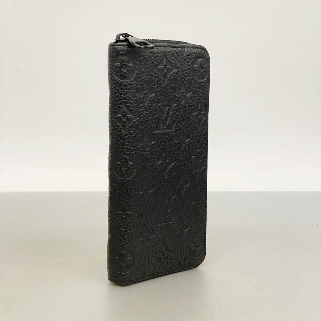 Louis Vuitton Wallet Monogram Taurillon Zippy Vertical Noir — view 2