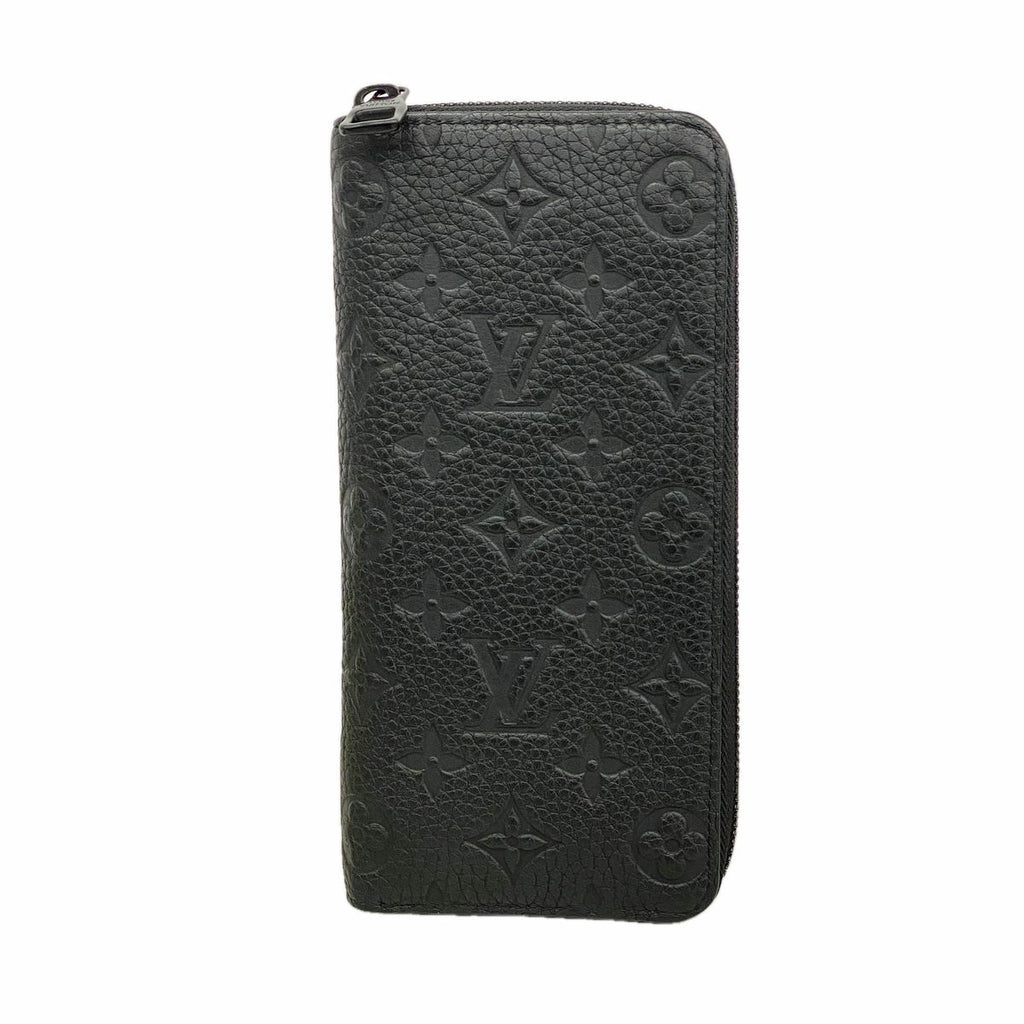 Louis Vuitton Wallet Monogram Taurillon Zippy Vertical Noir