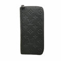 Louis Vuitton Wallet Monogram Taurillon Zippy Vertical Noir