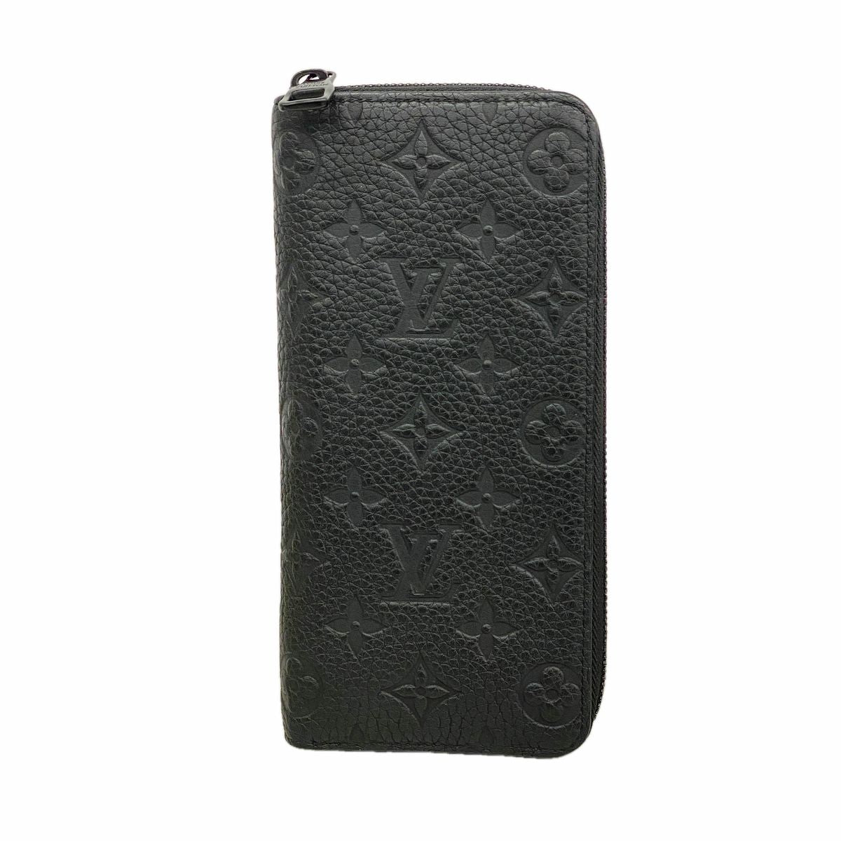 Louis Vuitton Wallet Monogram Taurillon Zippy Vertical Noir
