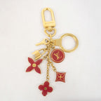 Louis Vuitton Key Holder Charm Porte Cles Paupille Red — view 6