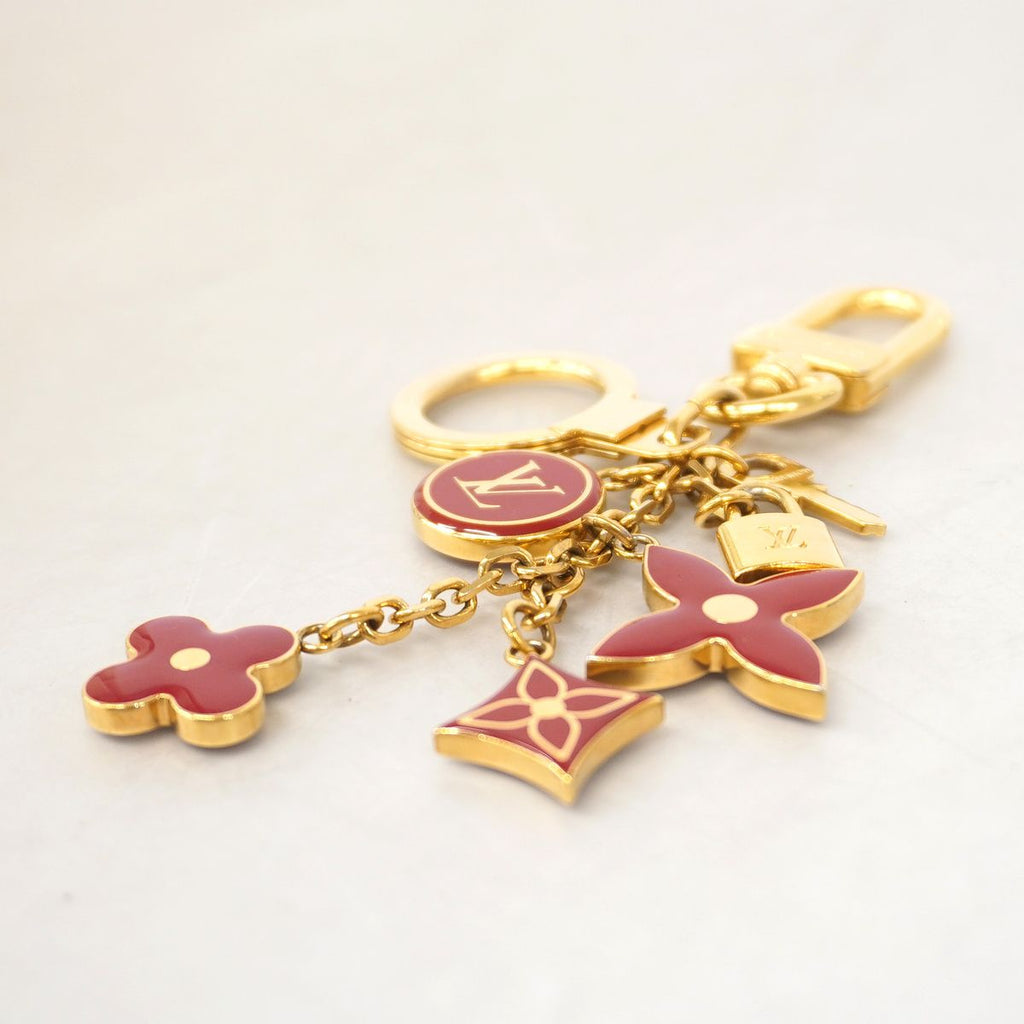 Louis Vuitton Key Holder Charm Porte Cles Paupille Red — view 2