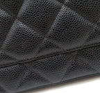 Chanel Quilted Reissue Tote Bag Black Caviar Leather — view 7