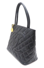 Chanel Quilted Reissue Tote Bag Black Caviar Leather — view 2