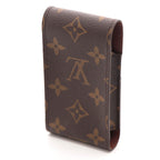 Louis Vuitton Etui Galet Monogram Case Leather Brown — view 2