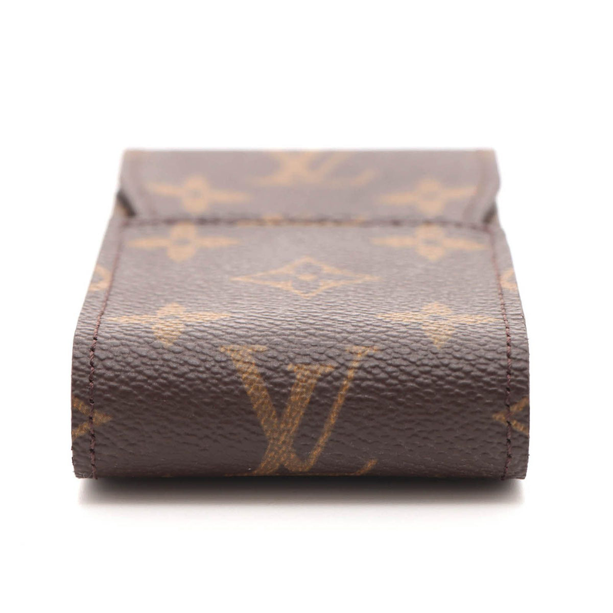 Louis Vuitton Etui Galet Monogram Case Leather Brown — view 3
