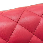 Chanel Mini Quilted 17 Chain Shoulder Bag Hot Pink Lambskin — view 8