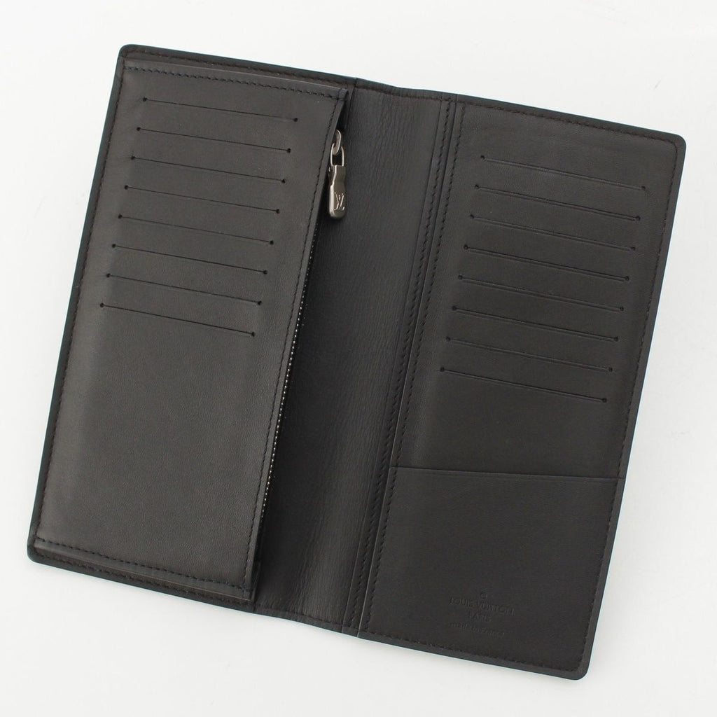 Louis Vuitton Portefeuille Plaza Damier Infini Leather Wallet Black — view 4