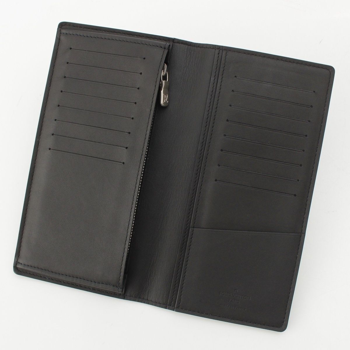 Louis Vuitton Portefeuille Plaza Damier Infini Leather Wallet Black — view 4