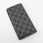 Louis Vuitton Portefeuille Plaza Damier Infini Leather Wallet Black — view 3