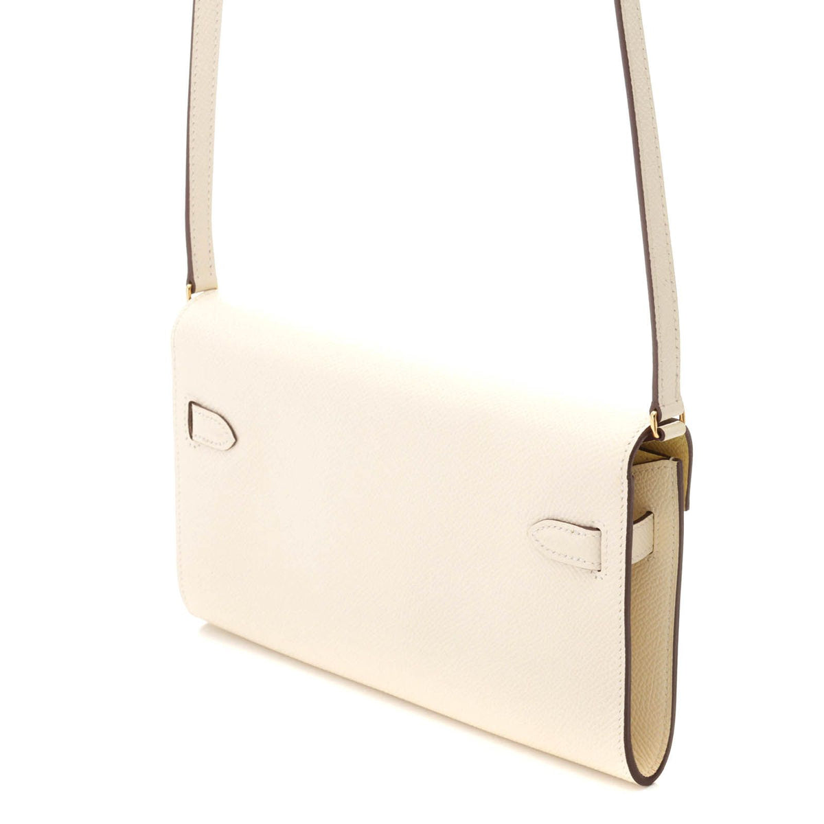 Hermes Kelly to Go Nata Jaune Poussin Shoulder Bag Veau Epsom — view 2