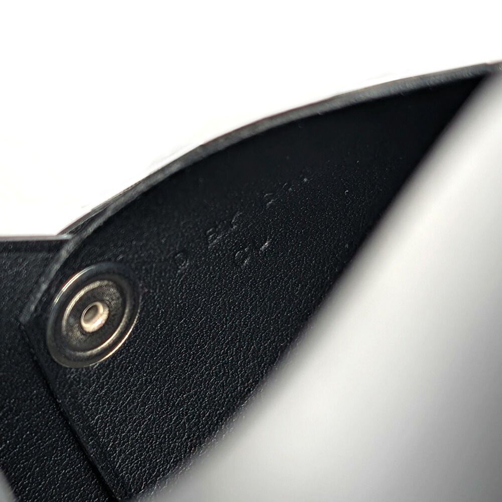 Hermes Calvi Box Calf Black Card Case — view 7