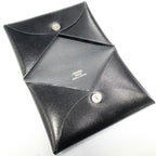 Hermes Calvi Box Calf Black Card Case — view 5
