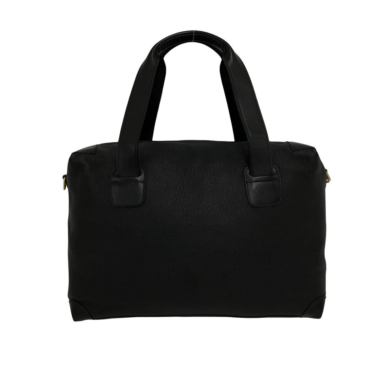 Gucci Vintage GG Logo Leather 2-Way Shoulder Bag Black — view 3