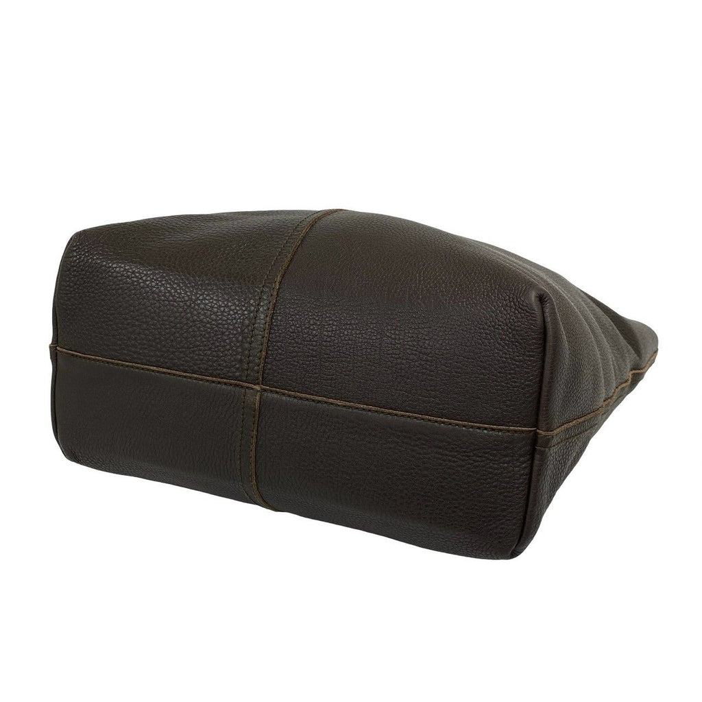 Bottega Veneta Intrecciato Leather Tote Bag Brown — view 8