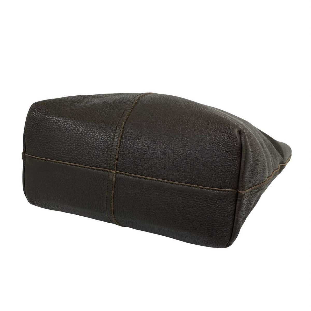 Bottega Veneta Intrecciato Leather Tote Bag Brown — view 8