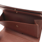 Louis Vuitton Porte Tresor International Monogram Wallet Leather Brown — view 8