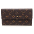 Louis Vuitton Porte Tresor International Monogram Wallet Leather Brown