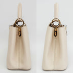 Louis Vuitton Capucines BB 2-Way Shoulder Bag Quartz Taurillon Leather White — view 4
