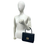 Celine Carriage Leather One Handbag Mini Tote Black — view 2