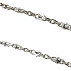 Louis Vuitton Metal LV Monogram Lovers Chain Bracelet 22.5 — view 2