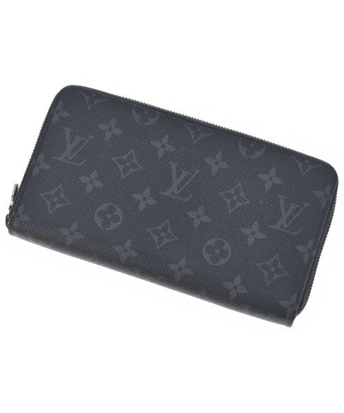 Louis Vuitton Monogram Eclipse Zippy Organizer NM Wallet Coin Purse