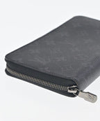 Louis Vuitton Monogram Eclipse Zippy Organizer NM Wallet Coin Purse — view 6