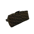 Fendi Vintage Mamma Bucket Zucca FF Logo Pattern Canvas Leather Shoulder Bag — view 7