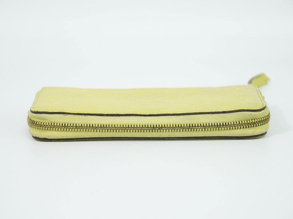 Louis Vuitton LV Zippy Wallet Monogram Empreinte Leather Citrine Yellow — view 5