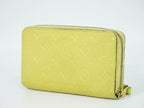 Louis Vuitton LV Zippy Wallet Monogram Empreinte Leather Citrine Yellow — view 2