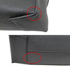Loewe Horizontal Tote Bag Black Silver Anagram Leather with Charm — view 8