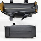 Loewe Horizontal Tote Bag Black Silver Anagram Leather with Charm — view 4