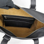 Loewe Horizontal Tote Bag Black Silver Anagram Leather with Charm — view 5