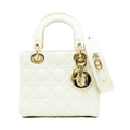 Dior Lady Dior MY ABC Small Shoulder Bag Ivory