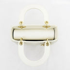 Dior Lady Dior MY ABC Small Shoulder Bag Ivory — view 4
