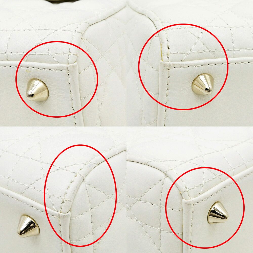 Dior Lady Dior MY ABC Small Shoulder Bag Ivory — view 6
